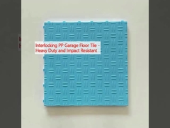 Interlocking PP Garage Floor Tile - Heavy Duty and Impact Resistant