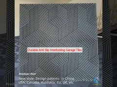 耐久性のある防滑ガレージタイル
