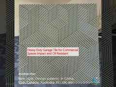 商用スペースのための重荷ガレージタイル 衝撃と油耐性