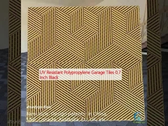 紫外線耐性ポリプロピレン ガレージタイル 0.7 インチ 黒