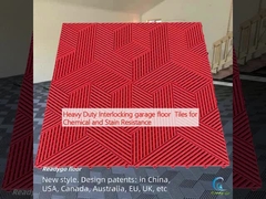 化学物や汚れに耐えるための重荷 インターロックガレージフロアタイル