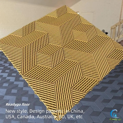 40x40cm 互換式 ショップ 床マット 防滑 プラスチック ガレージ 床マット