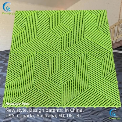 オイル 抵抗 型 組み込み 可能な ガレージ の 床 タイル 設置 と 清掃 の 容易 な 方法